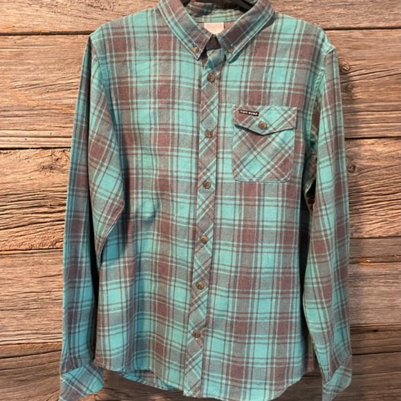 T & C Surf Other - T & C Surf Men's Turquoise Flannel Shirt